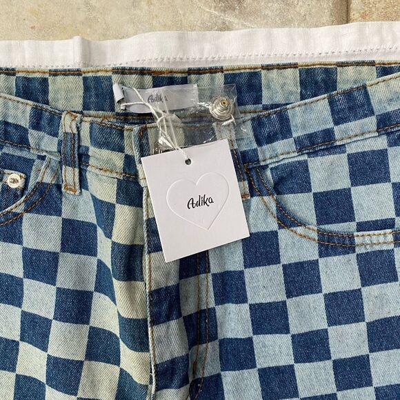 NWT Adika Checked Jeans - Picture 4 of 4